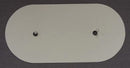 Disco de papel de 4" x 8" Mum Backer Oval Blanco