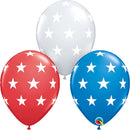 Globos de látex Big Stars de 11" | 50 unidades
