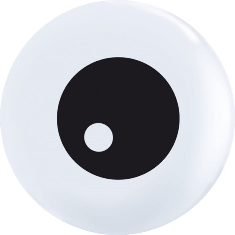 5" Qualatex Friendly Eyeball TopPrint Latex Balloons | 100 Count