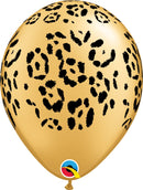 Globos de látex con lunares de leopardo de 11.0 in | 50 unidades