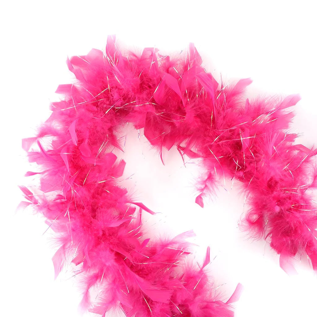 5' Feather Boas Chandelle Lurex Line | 1 Count