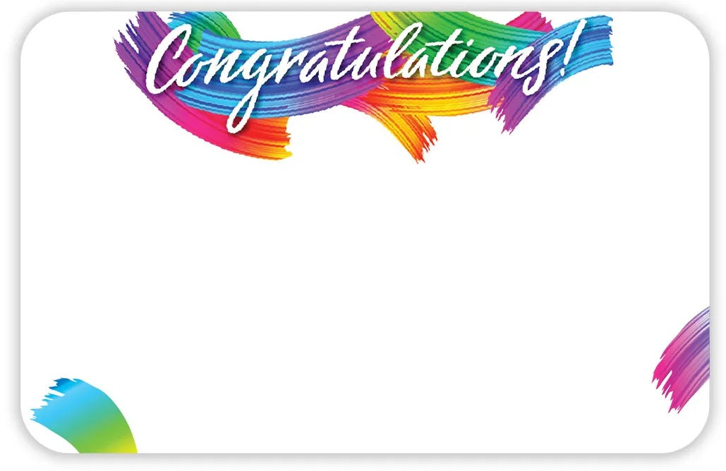 Congratulations Enclosure Cards | 50 Count