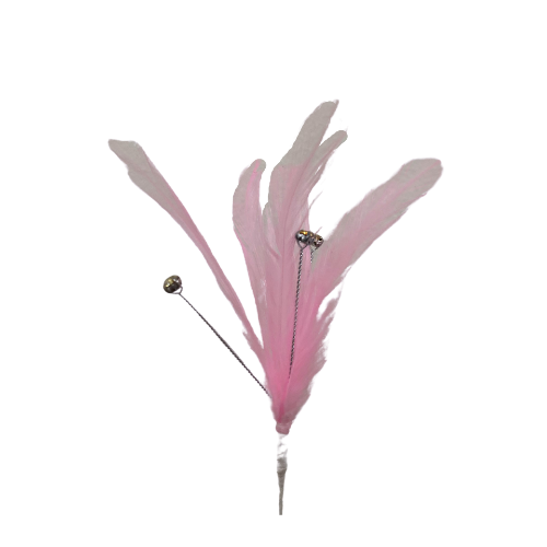 Flutterzz - Rhinestone Wired Feather Floral Accessories | 3 Count