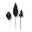 Laser Artificial Leaves Holographic Wired Stem | 48 Pieces -