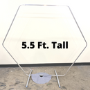 Flex-Hex- Aluminum Portable-Reusable Hexagon Balloon Frame With Base