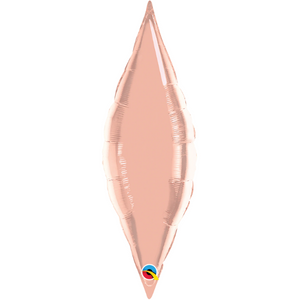 13" Qualatex Rose Gold Tape Foil Balloons | Buy 5 Or More Save 20%