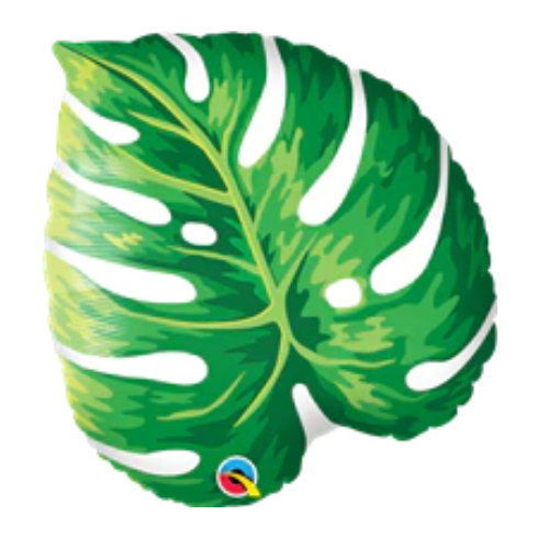 21" Qualatex Tropical Philodendron Foil Balloon