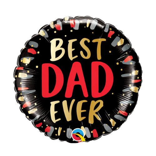 18" Best Dad Ever Foil Balloon (P21) | Buy 5 Or More Save 20%