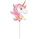 Miniglobo de papel de aluminio Magical Unicorn de 14" | Compre 5 o más y ahorre un 20 %