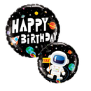 18" Birthday Astronaut Foil Balloon | Buy 5 Or More Save 20%