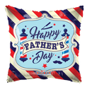 18" Classic Father's Day Square Foil Balloon (P19) | Buy 5 Or More Save 20%