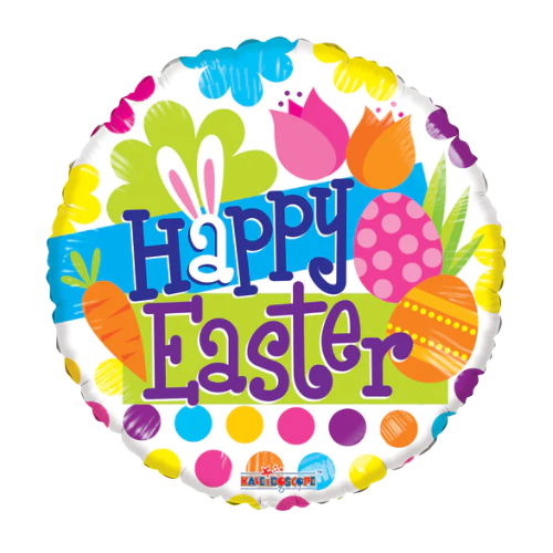18" Easter Lettering Foil Balloon | Buy 5 Or More Save 20%