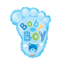 14" Baby Foot Airfill Foil Balloon | Buy 5 Or More Save 20%