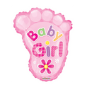 14" Baby Foot Airfill Foil Balloon | Buy 5 Or More Save 20%