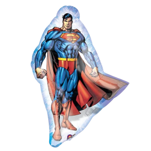 14" Superman Airfill Foil Balloon | Buy 5 Or More Save 20%
