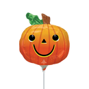 14" Smiley Pumpkin Foil Airfill Balloon (P13) | Buy 5 Or Morea Save 20%