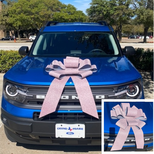Coche magnético reutilizable de 25" o lazo para eventos especiales | ¡Ideal para coches o regalos grandes!