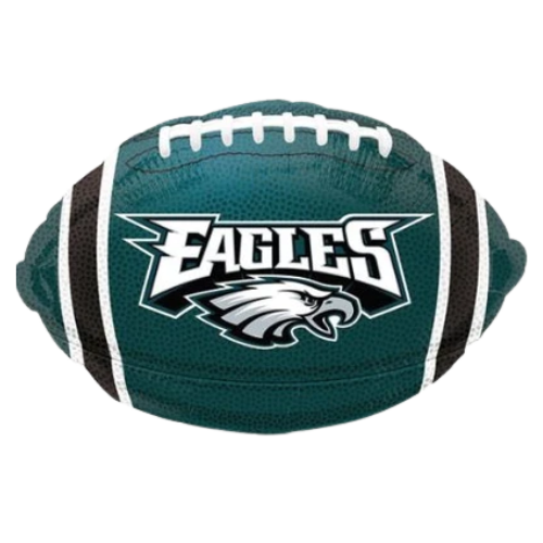 18" Philadelphia Eagles Foil Football Balloon | Buy 5 Or More Save 20%