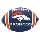 Globo de aluminio de fútbol de la NFL de los Denver Broncos de 17" | Compre 5 o más y ahorre un 20 %