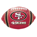 17" San Francisco 49ers NFL Football Foil Balloon | Buy 5 Or More Save 20%