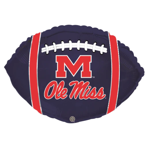 21" Ole Miss College Football Foil Balloon