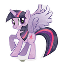 14" My Little Pony Twilight Sparkle Airfill Foil Balloon | Buy 5 Or More Save 20%