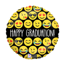 Globo de lámina de llenado de aire Emoji Grad de 9" (WSL) | Liquidación - Hasta agotar existencias