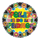 Globo de relleno de aire con borde negro de Feliz Dia De Los Padres (WSL) | Liquidación: hasta agotar existencias