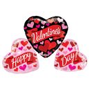 Pancarta de San Valentín de 36" y globo con forma de corazón (P11) | 5 unidades