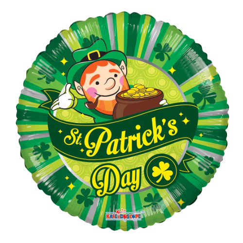 18" St. Patrick's Day Scene Foil Balloon (WSL)