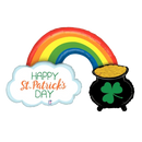 37" St. Pat's Pot of Gold Foil Balloon (P26)