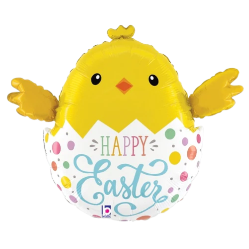 24" Easter Egg Chick Foil Balloon (P30)