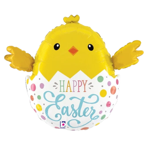 Globo de papel de aluminio con forma de huevo de Pascua de 24" (P26)