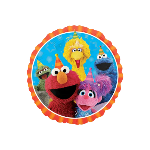 9" Sesame Street Fun Foil Balloon | Buy 5 Or More Save 20%