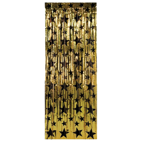 8' Gleam 'N Metallic Foil Fringe Curtain/Backdrop -3' Wide x 8' Long | 1 Count