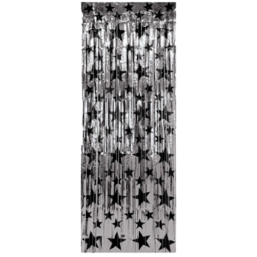 8' Gleam 'N Metallic Foil Fringe Curtain/Backdrop -3' Wide x 8' Long | 1 Count