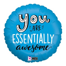 18" Essentially Awesome Foil Balloon (P4) | Buy 5 Or More Save 20%