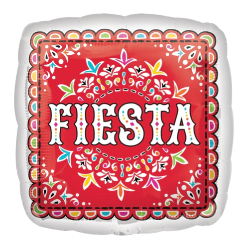 18" Papel Picado- Fiesta Foil Balloon (P6) | Buy 5 Or More Save 20%