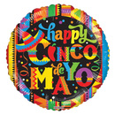 18" Cinco De Mayo Foil Balloon (P4) | Buy 5 Or More Save 20%