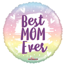 18" Best Mom Ever Brushes Foil Balloon (P8) | Buy 5 Or More Save 20%
