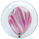 24" Clear Deco Bubble Balloon