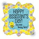 18" Busy Bee Assistant Holographic Foil Balloon | Buy 5 Or More Save 20%