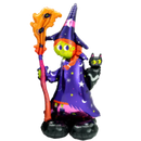 55" Scary Witch Airloonz Foil Balloon | Stands Over 4 Feet Tall - No Helium Required!