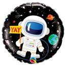 18" Birthday Astronaut Foil Balloon | Buy 5 Or More Save 20%