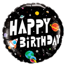 18" Birthday Astronaut Foil Balloon | Buy 5 Or More Save 20%