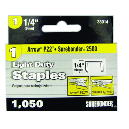 Light Duty Staples For Staple Gun