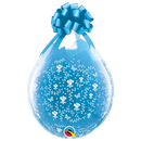 18" Flowers-A-Round Stuffing Qualatex Latex Balloons | 25 Count