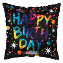 18" Colorful Spots Non Foil Balloon | Buy 5 Or More Save 20%