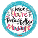 Globo sin papel de aluminio Feeling Better Today de 18" | Compre 5 o más y ahorre un 20 %