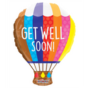 18" Get Well Hot Air Foil Balloon | Buy 5 Or More Save 20%